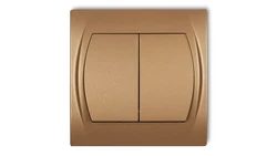 LOGO Łącznik świecznikowy złoty metalik 8LWP-2