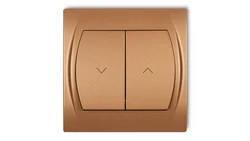 LOGO Łącznik żaluzjowy złoty metalik 8LWP-8