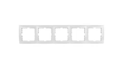 Berker B.Kwadrat Ramka pięciokrotna biała 5310158989