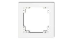 DECO Ramka pojedyncza biały DR-1