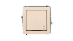 DECO Przycisk /dzwonek/ beżowy 1DWP-4