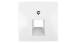 Berker/B.Kwadrat Element centralny gniazda przyłączeniowego 1xUAE kremowy 5314078982