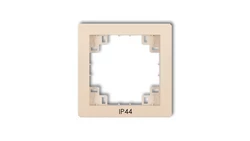 Ramka pośrednia do łączników IP44 beżowy 1DRPH