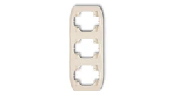 TREND Ramka pionowa potrójna beżowy 1RV-3