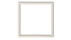 Ramka wypełniająca pojedyncza serii DECO beżowy 1DRW-1