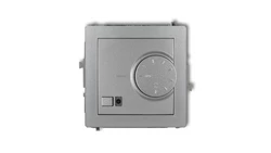 DECO Regulator temperatury elektroniczny z czujnikiem podpodłogowym srebrny metalik 7DRT-1