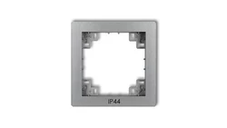 Ramka pośrednia do łączników IP44 srebrny metalik 7DRPH