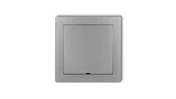 Ramka pośrednia z zaślepką srebrny metalik 7DRPZ