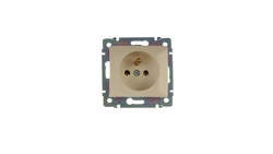 VALENA Gniazdo pojedyncze z/u 16A IP20 kremowe 774398