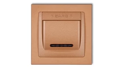 DECO Łącznik hotelowy złoty metalik 8DSH-1