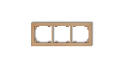 DECO Ramka potrójna złoty metalik 8DR-3