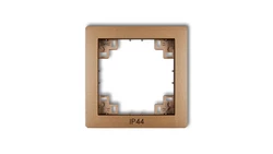 Ramka pośrednia do łączników IP44 złoty metalik 8DRPH