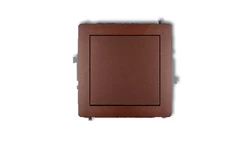 DECO Łącznik jednobiegunowy brązowy metalik 9DWP-1