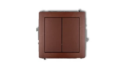 DECO Łącznik świecznikowy brązowy metalik 9DWP-2