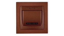 DECO Łącznik hotelowy brązowy metalik 9DSH-1