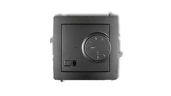 DECO Regulator temperatury elektroniczny z czujnikiem podpodłogowym grafitowy 11DRT-1