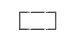 Ramka wypełniająca podwójna serii DECO grafitowy 11DRW-2