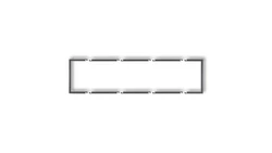 Ramka wypełniająca poczwórna serii DECO grafitowy 11DRW-4