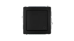 DECO Przycisk /dzwonek/ czarny mat 12DWP-4