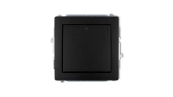 DECO Łącznik dwubiegunowy czarny mat 12DWP-9