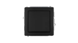 DECO Przycisk jednobiegunowy czarny mat 12DWP-4.1