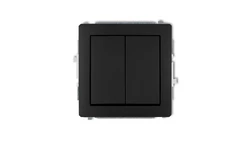 DECO Przycisk świecznikowy czarny mat 12DWP-44.1