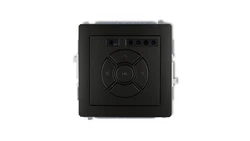 DECO Sterownik roletowy elektroniczny (przycisk strefowy) czarny mat 12DSR-5