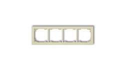 DECO Ramka poczwórna DECO Pastel Matt orzech ziemny 44DR-4