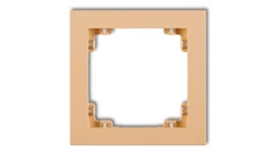 DECO Ramka pojedyncza DECO Pastel Matt brzoskwiniowy 45DR-1