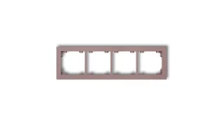 DECO Ramka poczwórna DECO Pastel Matt lawendowy 42DR-4