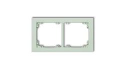 DECO Ramka podwójna DECO Pastel Matt miętowy 46DR-2