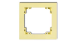 DECO Ramka pojedyncza DECO Pastel Matt kanarkowy 43DR-1