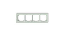 DECO Ramka poczwórna DECO Pastel Matt miętowy 46DR-4