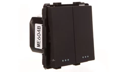 TouchMe Mechanizm łącznik świecznikowy czarny ME604B