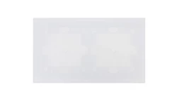 Simon Touch ramki Panel dotykowy S54 Touch, 2 moduły, 1 pole dotykowe + 1 pole dotykowe, biała perła DSTR211/70