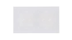 Simon Touch ramki Panel dotykowy S54 Touch, 2 moduły, 2 pola dotykowe poziome + 2 pola dotykowe poziome, biała perła DSTR222/70