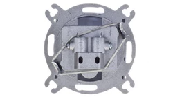 KARO Gniazdo antenowe RTV przelotowe 16dB białe GPA-16SP/m/00