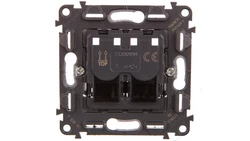 VALENA ALLURE Gniazdo podwójne 2xRJ45 kat.5e UTP 753041