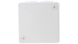 Puszka n/t hermetyczna pusta 86x86x40mm IP55 biała VP 022-01 61.125