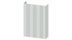 OSŁONA WOLNEGO POLA , MOCOWANIE NA WSPORNIKACH,195X700X63MM 8US1922-2EB00 /2 szt./