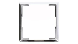 ARIA Ramka ozdobna do gniazd: wtyczkowych pojedynczych, teleinformatycznych i ściemniaczy srebro RO-2U/67