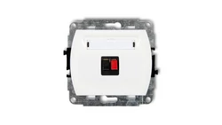 TREND Gniazdo głośnikowe pojedyncze biały GG-1