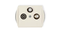 TREND Gniazdo antenowe 2 wyjścia SAT + TV beżowy 1GSN