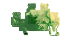 Złączka dwupiętrowa 4-przewodowa mostkowana 2,5mm2 żółto-zielona 870-507 /50szt./