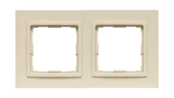 VENA2 Ramka podwójna krem 520382
