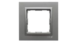 VENA2 Ramka pojedyncza aluminium 524081