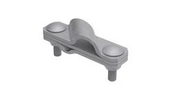 Złącze krzyżowe skośne pręt-pręt 3-elem. stal ocynkowana ogniowo 116.1 OG 11600102