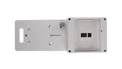 Tablica licznikowa 420x157mm 1F /S/ biała 0111-00