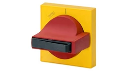 Pokrętło napedu drzwiowego z ramą maskującą żółto-czerwone 8UC7120-8BD