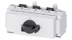 Rozłącznik główny DC 2P 32A DC21A przy 800V montaż modułowy pokrętło czarne piórkowe 3LD2230-8VQ11-0AF6